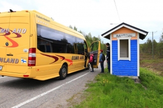 Iltakyyti Ahon bussi kulukuri